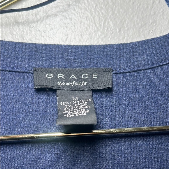 Chaps Deep Blue Women's Cardigan - Picture 3 of 4